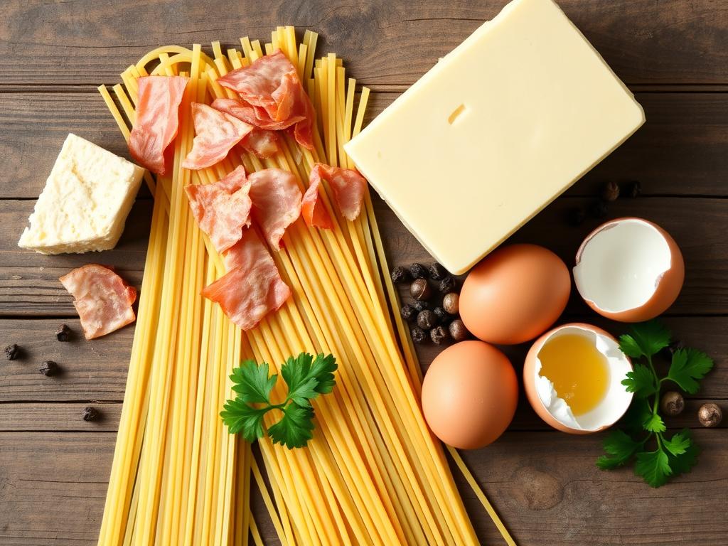 Ingredientes Spaghetti à Carbonara