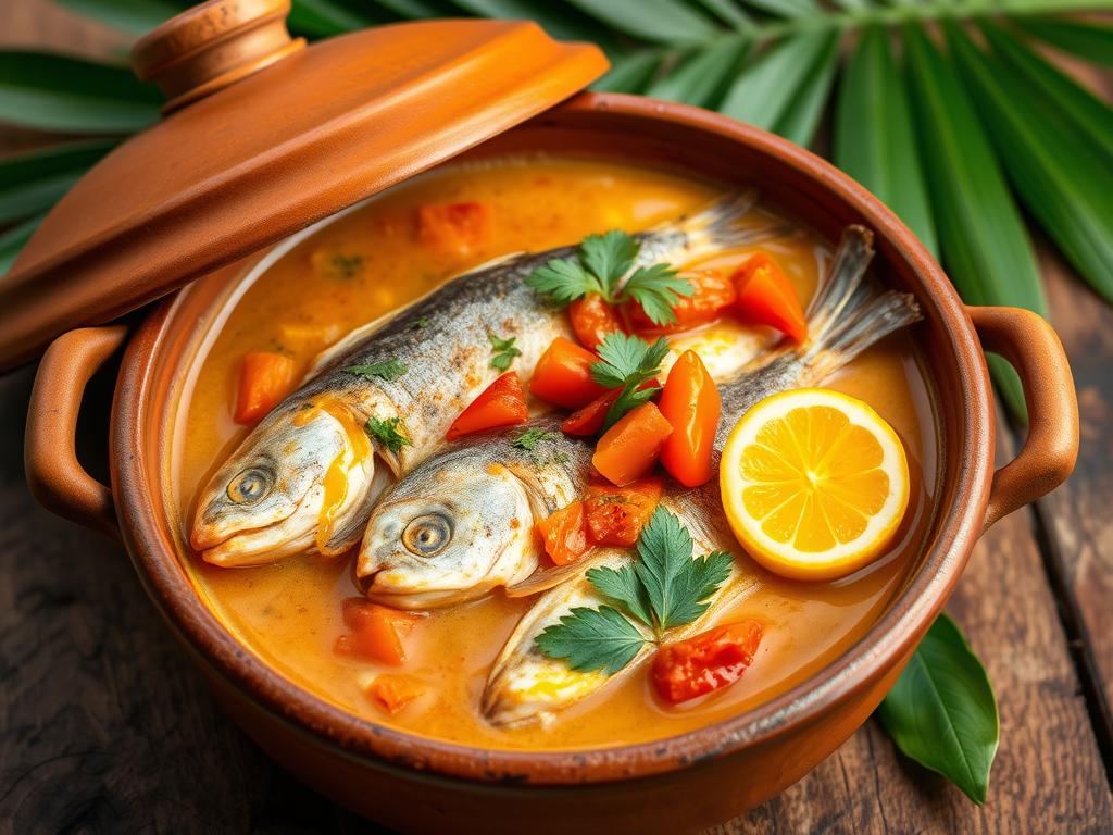 Prato de Moqueca de Peixe